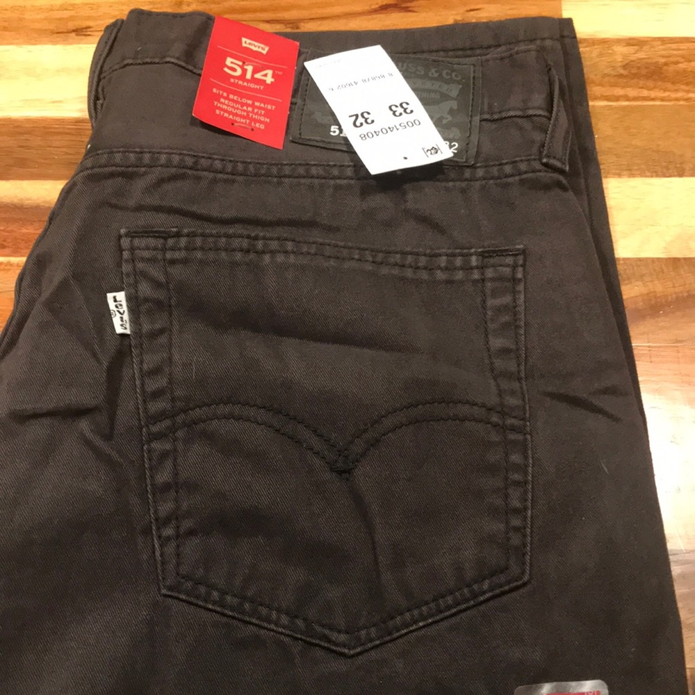 Levi Muted Black 514 Pants